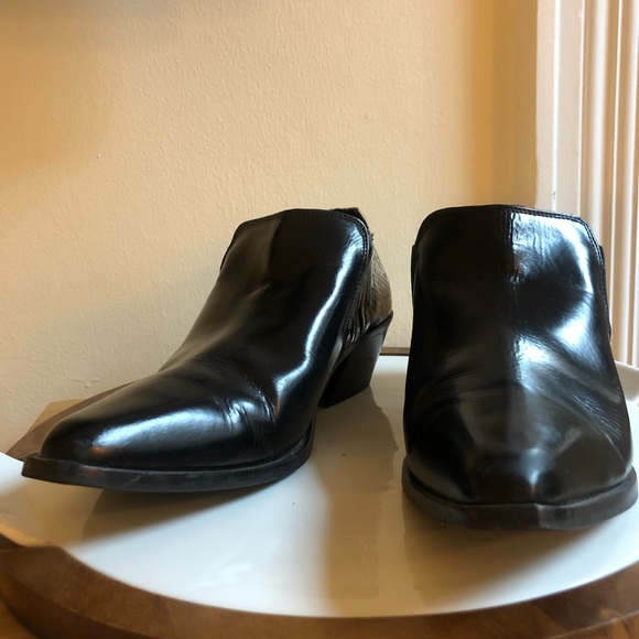 Leather Western Snakeskin Shoe Boot - Picture 11 of 11